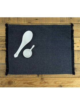 Placemat plain Black