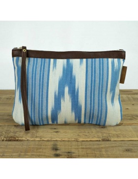 Handtaschen Leder Gorg Blau...