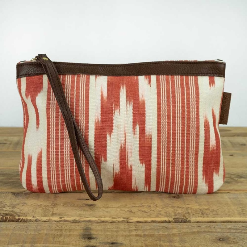 Clutch piel Gorg blau Rojo Clutch piel Gorg blau Rojo