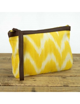 Clutch piel Talaia Amarillo