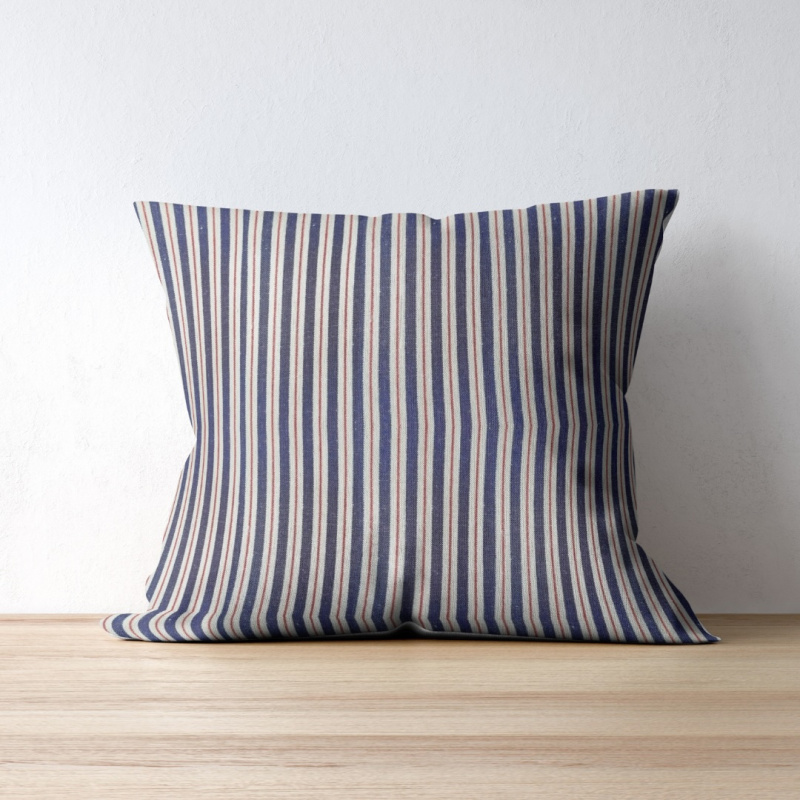 Rural Plum on a throw pillow