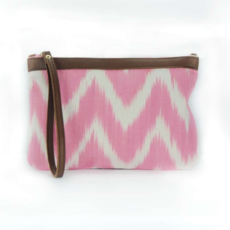 Clutch piel Talaia Rosa