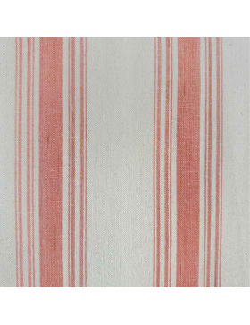 Coral Ona Striped Fabric