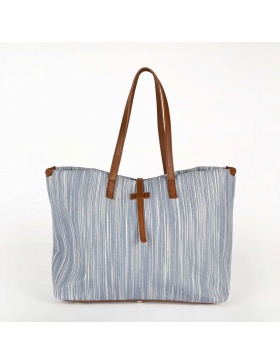 Maxibag Jaspeado Gris