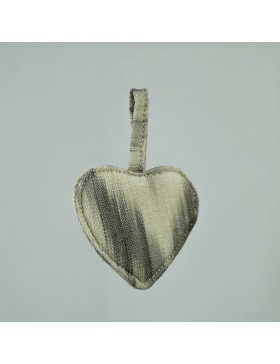 Keychain Heart Taupe