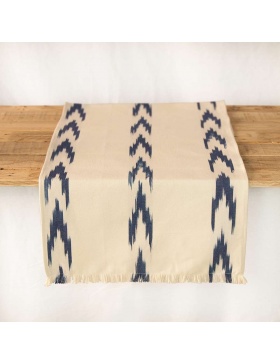 Table runner Alfabia Indigo