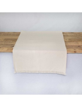 Table runner plain natural