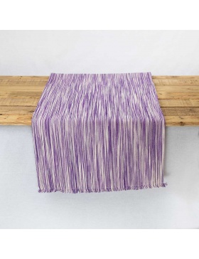 Table runner Marbled Violet