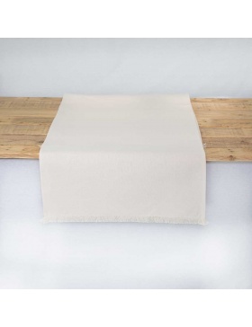 Table runner plain White