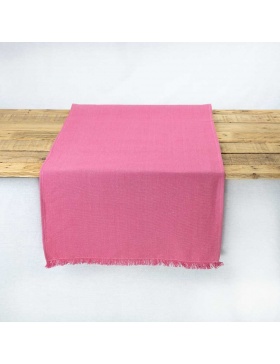 Table runner plain Magenta