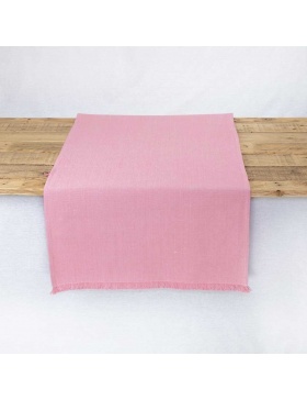 Table runner plain Pink