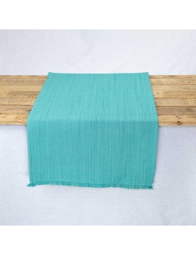 Table runner plain Turquoise