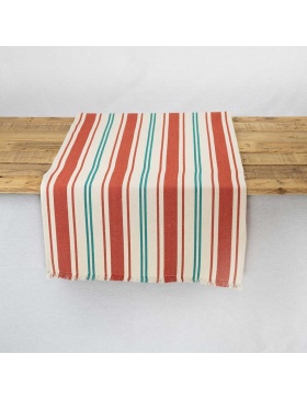 Table runner striped Rampí