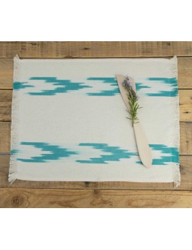 Placemat Alfabia Turquoise