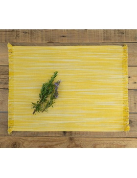 Placemat marbled Yellow