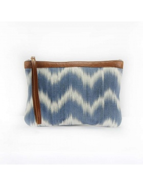 Clutch piel Talaia Gris