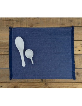 Placemat plain Indigo